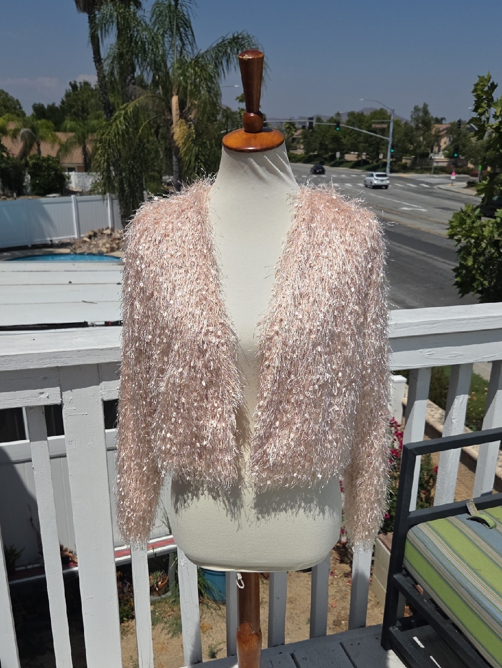 Forever 21 Shaggy Open-Front Cardigan Jacket - Cream Xs Small